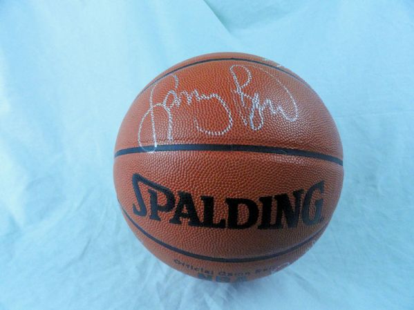 Boston Celtics 1985-86 World Championship Team Signed Basketball w/Red Auerbach