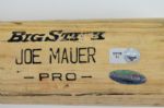 Joe Mauer 2008 Minnesota Twins Professional Model Bat w/Heavy Use PSA/DNA GU 9