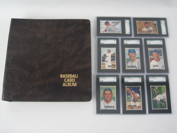 Complete 1951 Bowman Baseball Card Set w/Mantle & Mays Rookies