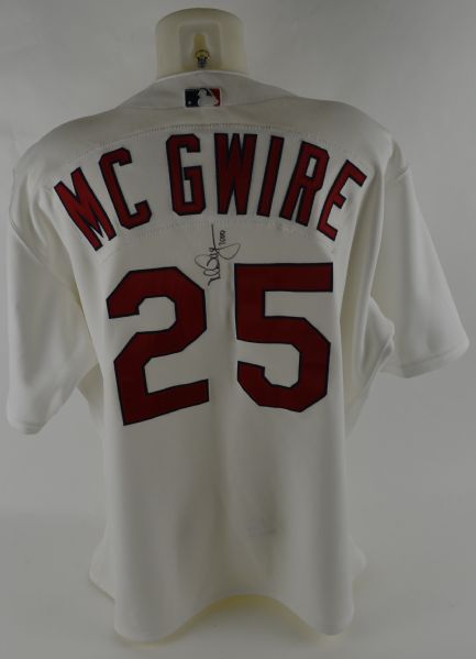 Mark McGwire 2000 St Louis Cardinals Professional Model Jersey w/Medium Use 