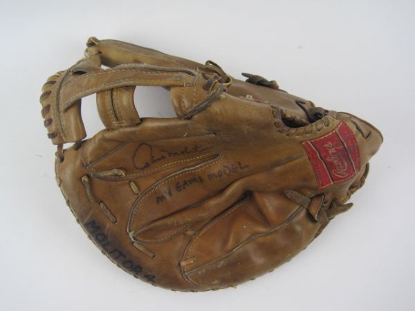 Paul Molitor c. 1990-92 Professional Model Glove w/Heavy Use Molitor LOA