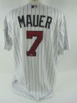 Joe Mauer 2012 Minnesota Twins Professional Model Jersey w/Medium Use MLB Authenticated