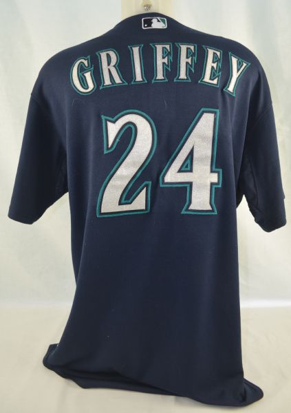 Ken Griffey Jr 2010 Seattle Mariners Professional Model Jersey w/Medium Use