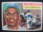 Jackie Robinson Brooklyn Dodgers Autographed 1956 Topps Baseball Card w/Full JSA LOA