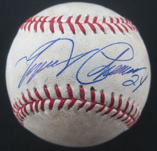 Miguel Cabrera Detroit Tigers Game Used & Autographed 300th HR Baseball