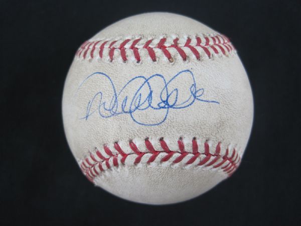 Derek Jeter 3,000 Hit Game Used & Autographed Baseball Steiner/MLB