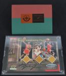 Michael Jordan UDA Autographed & Game Used LE Floor Card
