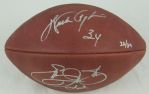 Walter Payton & Emmitt Smith Dual Signed Limited Edition Football