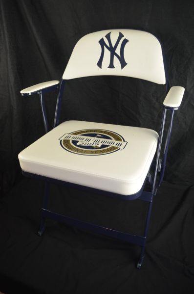 Derek Jeter 2009 New York Yankees Clubhouse Used Chair w/Steiner & MLB Authentication