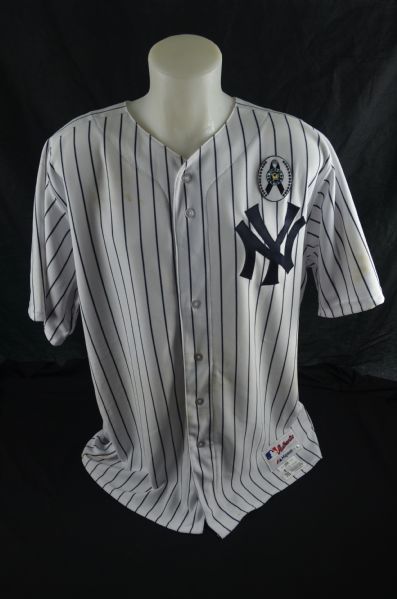 Kevin Youkilis 2013 New York Yankees Opening Day Jersey w/Sandy Hook Patch 