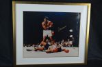 Muhammad Ali & Sonny Liston Autographed 16x20 Framed Photo