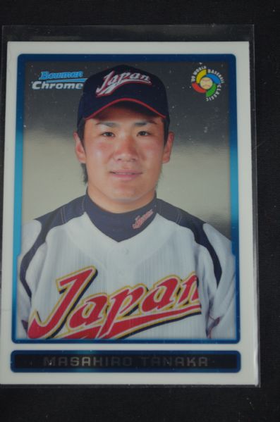 Masahiro Tanaka 2009 Bowman Chrome Rookie Card 