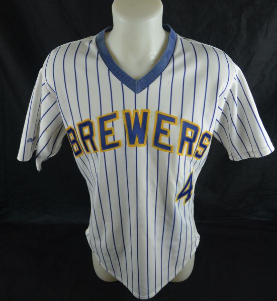 Paul Molitor 1989 Milwaukee Brewers Professional Model Jersey w/Heavy Use