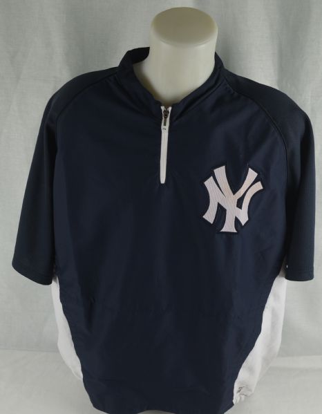 Derek Jeter 2014 Warm Up Jacket From Last Double Header at Yankee Stadium MLB Authentication
