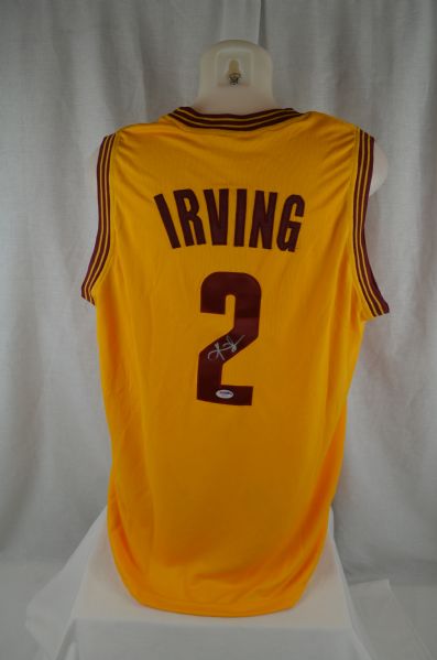 Kyrie Irving Autographed Cleveland Cavaliers Jersey PSA/DNA