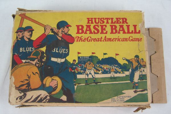 Vintage 1925 "Hustler Baseball: The Great American Game" Made by Frantz Toy Co. w/Original Box 