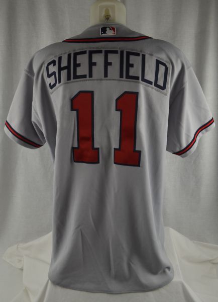 Gary Sheffield 2003 Atlanta Braves Professional Model Jersey w/Medium Use