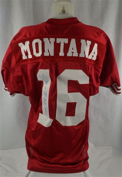 Joe Montana 1990 San Francisco 49ers Professional Model Jersey w/Light Use