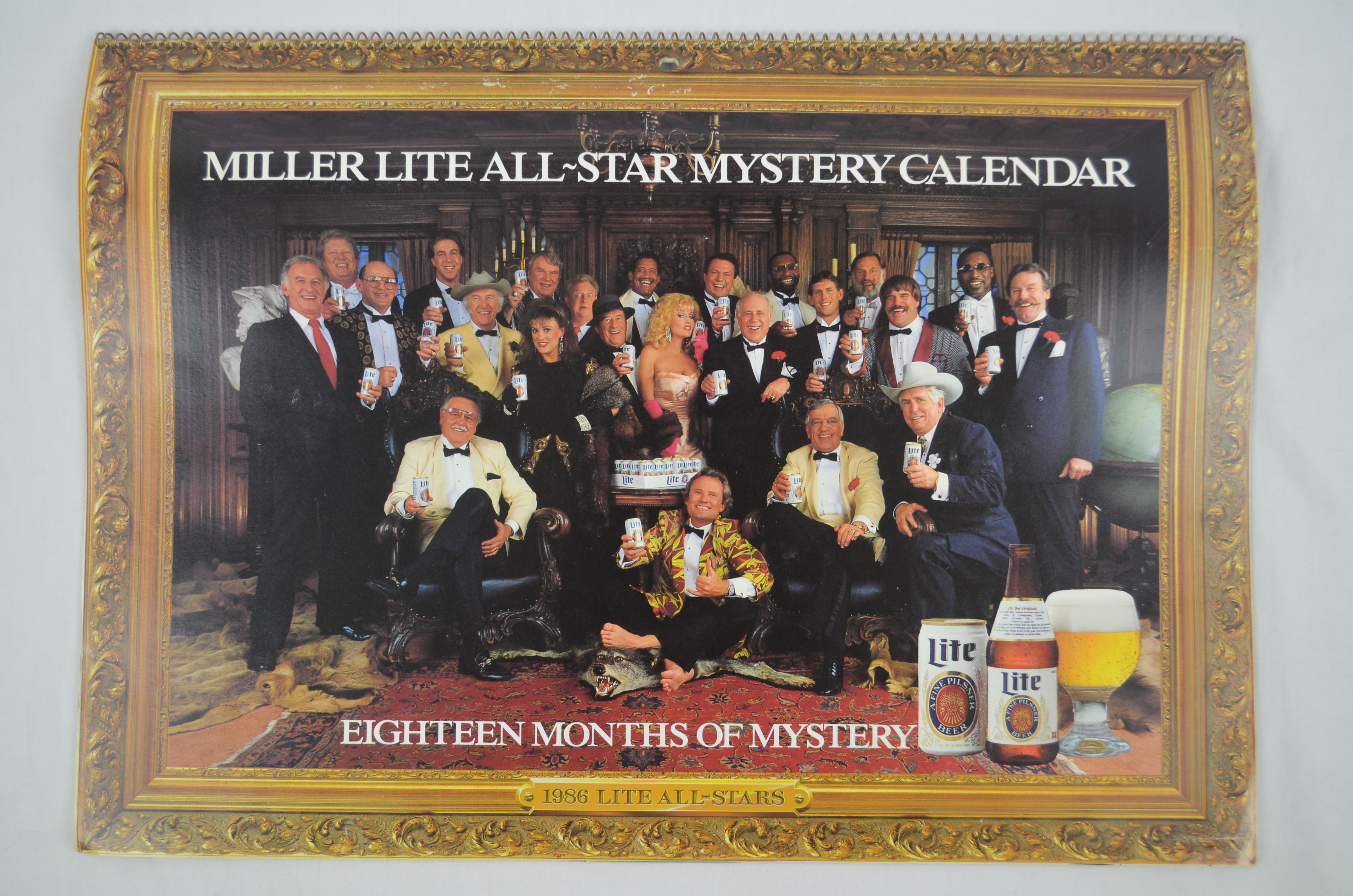 Lot Detail 1986 Miller Lite Advertising Calendar
