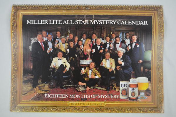 1986 Miller Lite Advertising Calendar