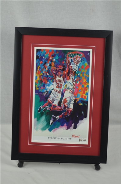 Michael Jordan "First In Flight" Framed Lithograph