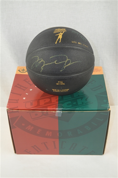 Michael Jordan Autographed Mr. June Limited Edition UDA Basketball #193/423