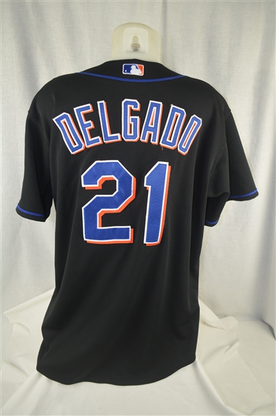Carlos Delgado New York Mets Professional Model Jersey w/Light Use