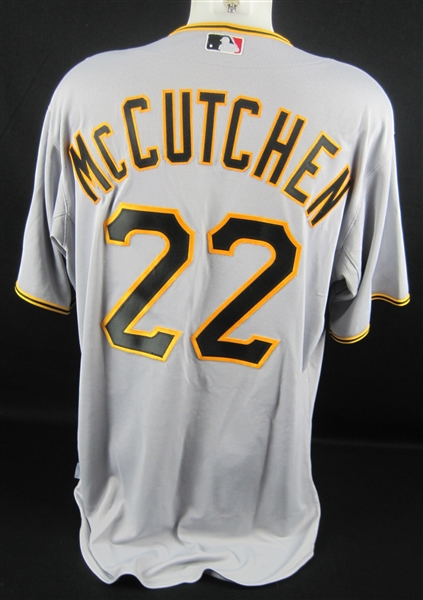 Andrew McCutchen 2009 Pittsburgh Pirates Professional Model Rookie Jersey w/Light Use