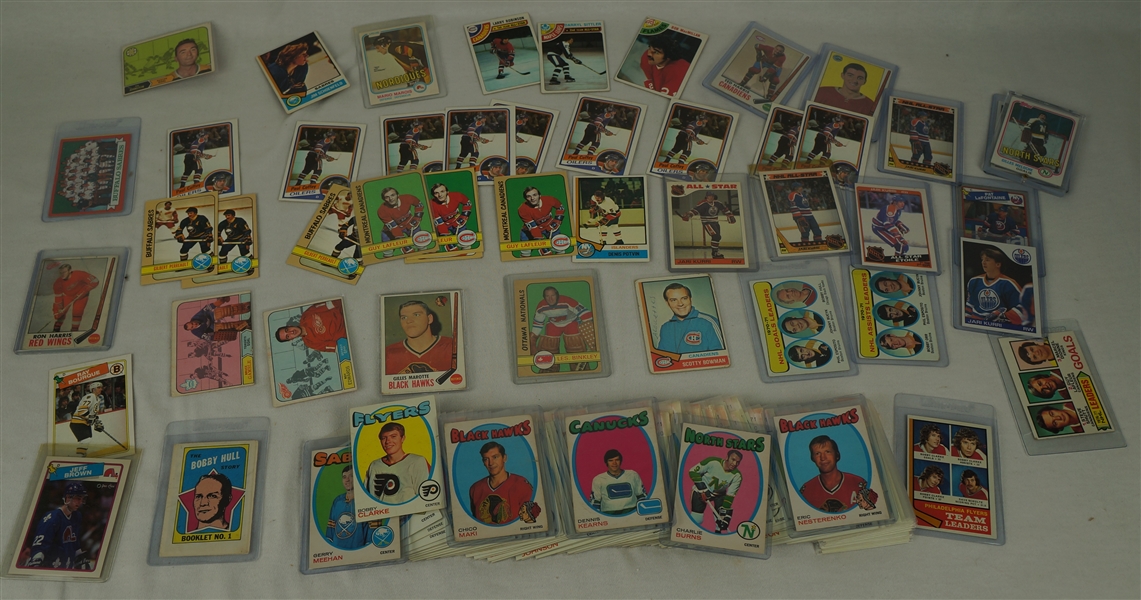 Collection of 150 Vintage Hockey Cards