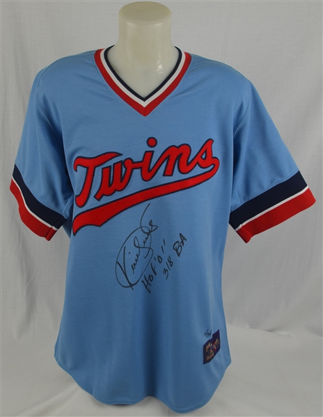 Kirby Puckett Autographed & Inscribed Limited Edition Twins Jersey
