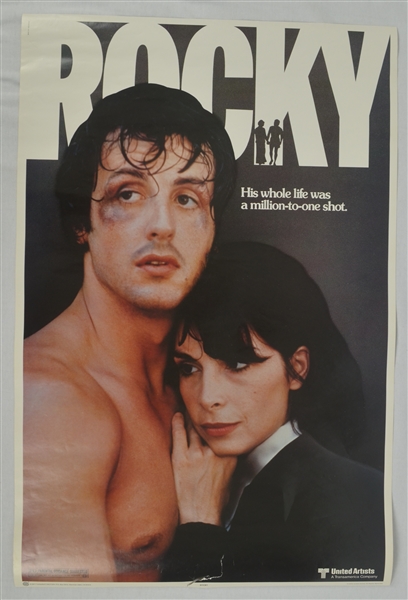 Original 1977 "Rocky" Movie Poster