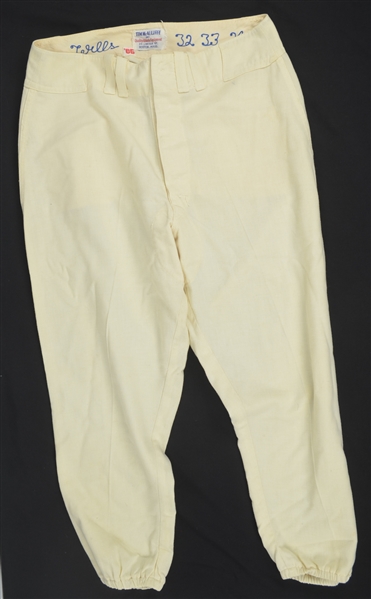 Maury Wills 1965 Los Angeles Dodgers Professional Model Pants w/Heavy Use