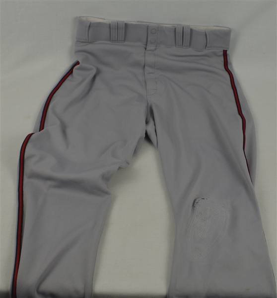 Joe Mauer 2012 Minnesota Twins Professional Model Pants w/Heavy Use
