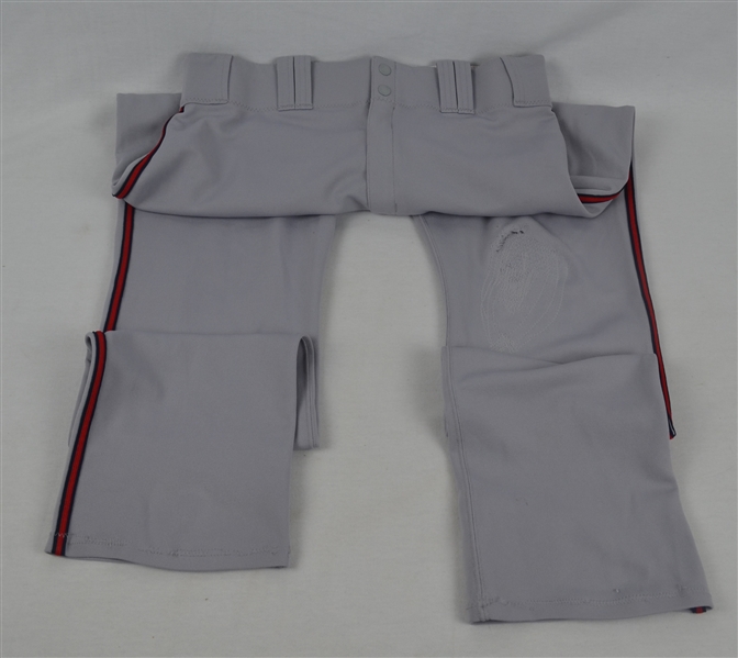 Joe Mauer 2014 Minnesota Twins Professional Model Pants w/Heavy Use