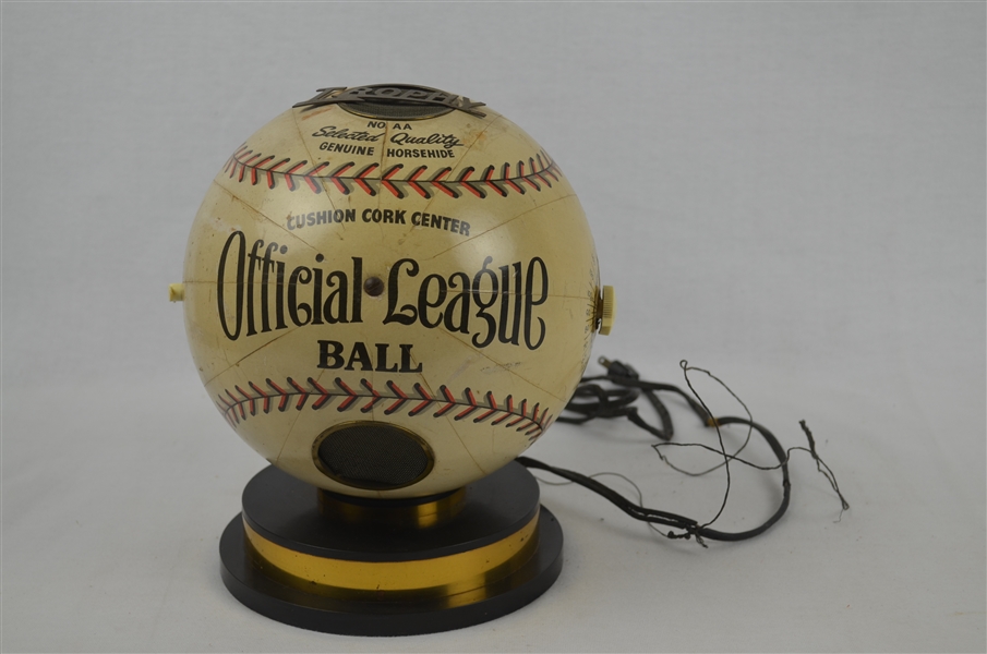 1940s Baseball Figural Radio