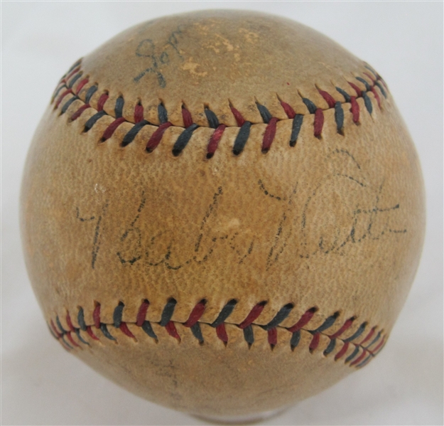 Babe Ruth & Lou Gehrig Dual Signed Baseball 