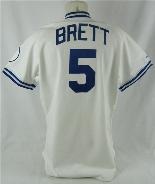 George Brett 1991 Kansas City Royals Professional Model Jersey w/Medium Use
