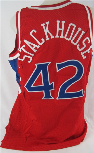Jerry Stackhouse 1996-97 Philadelphia 76ers Jersey w/Light Use