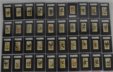 1891 N20 Allen & Ginter Prize & Game Chickens Complete Graded Card Set 