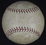 Babe Ruth & Lou Gehrig Dual Signed Ban Johnson Baseball