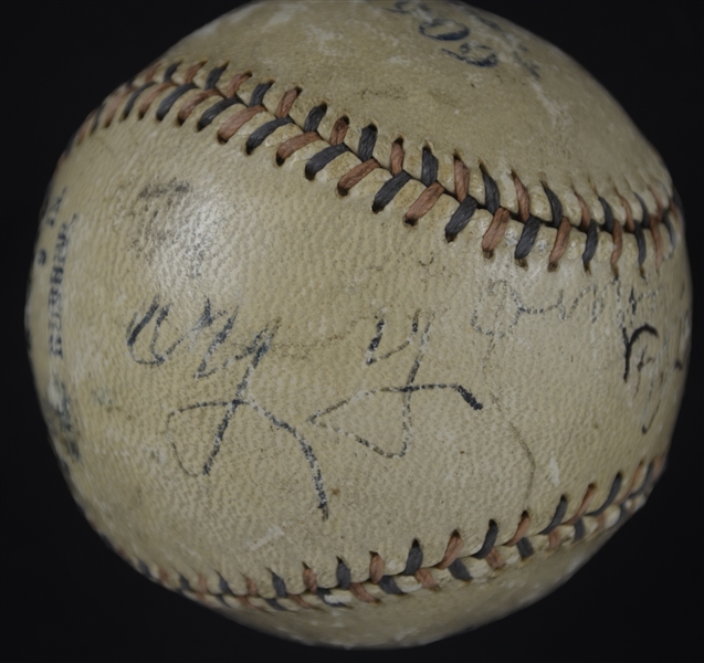 Cy Young c. 1909 Autographed Ban Johnson Baseball