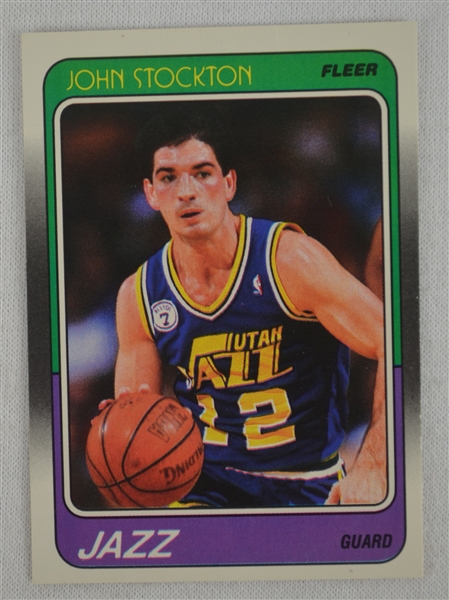 John Stockton 1988 Fleer Rookie Card