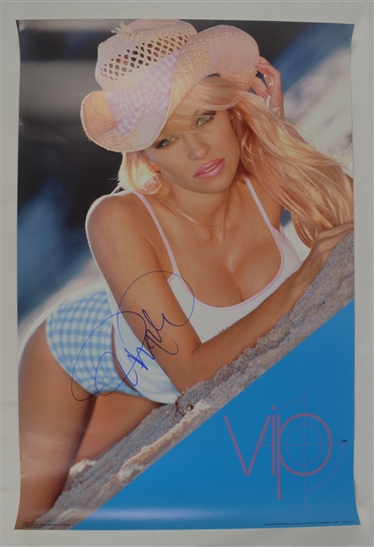 Pamela Anderson Autographed VIP Poster 