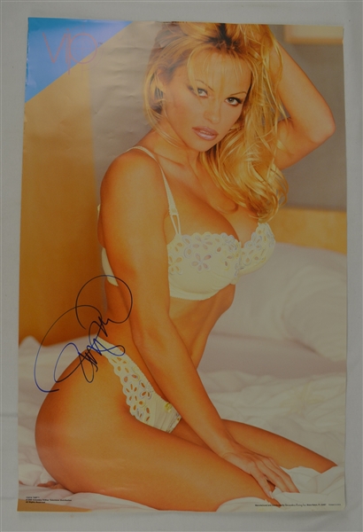 Pamela Anderson Autographed VIP Poster