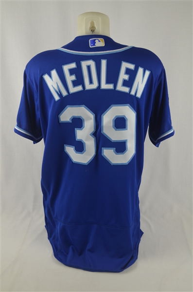Kris Medlen 2016 Kansas City Royals Professional Model Jersey w/Medium Use