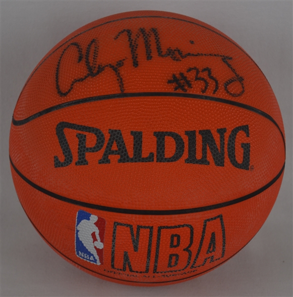 Alonzo Mourning Autographed Basketball 