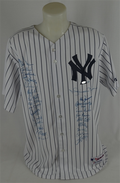 New York Yankees 1998 Team Signed World Series Championship Jersey 