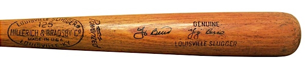 Yogi Berra c. 1965-68 New York Mets Professional Model Bat w/Medium Use