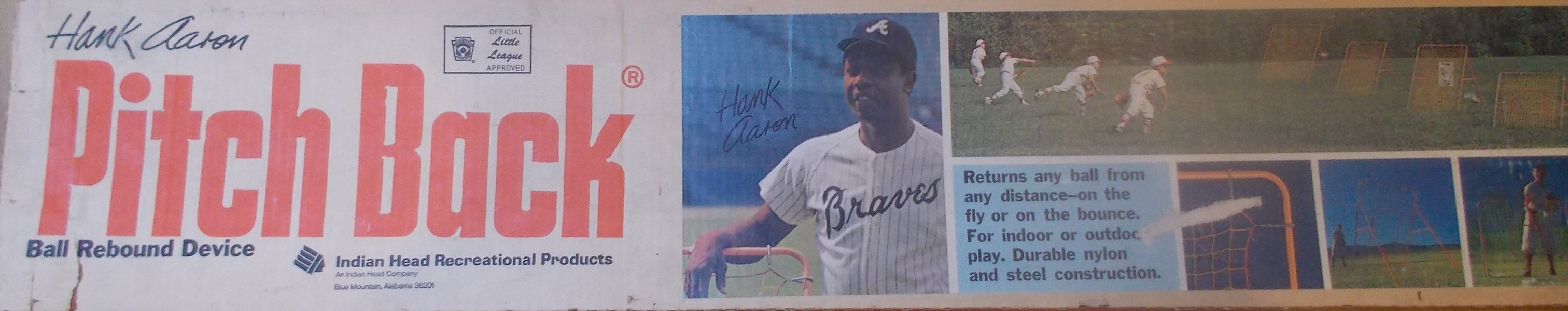 Hank Aaron 1970-71 Pitchback Pitching Device 
