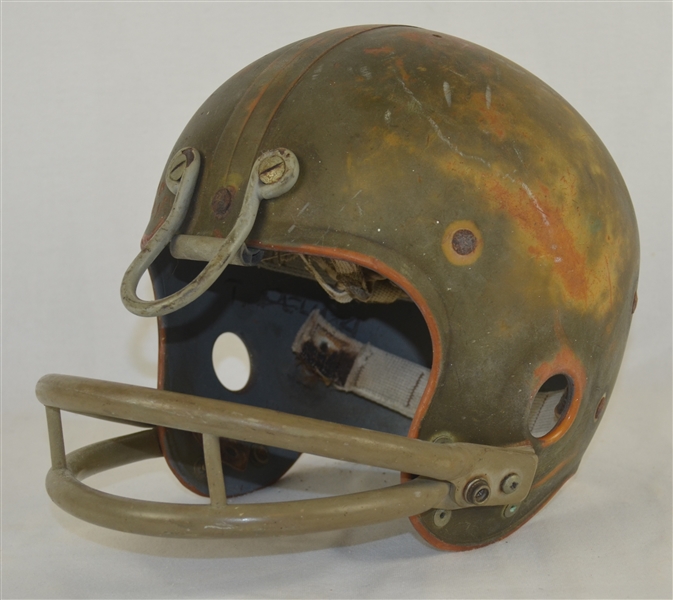 Vintage c. 1950s Riddell Football Helmet w/Heavy Use